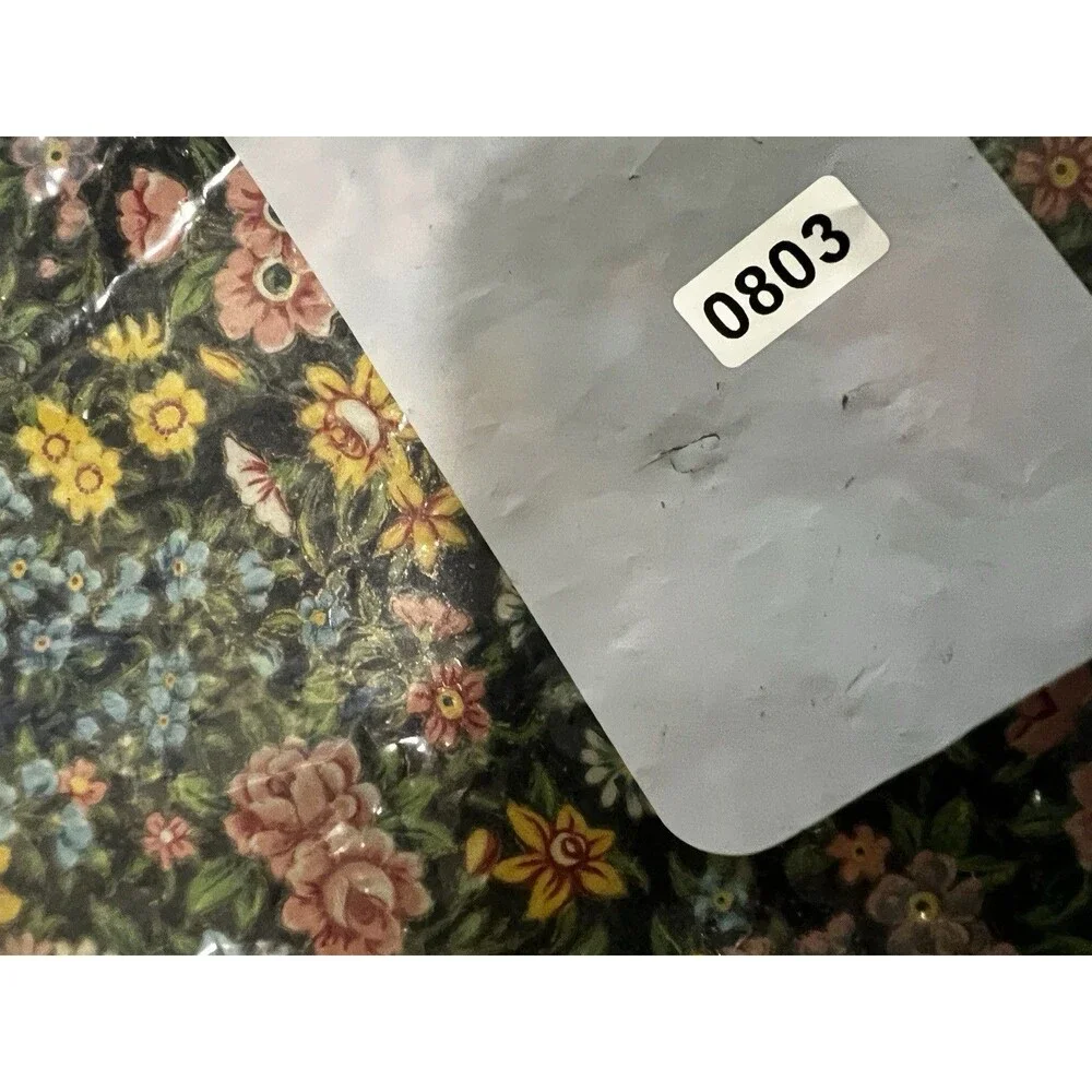 Vintage Paper Mache tray Floral Large 14x12